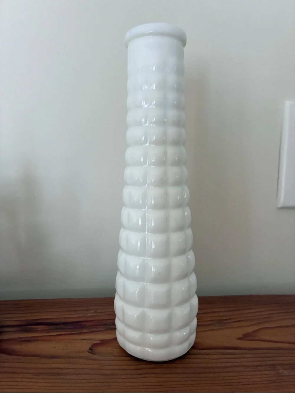 E.O.BRODY CO. MILK GLASS VASE